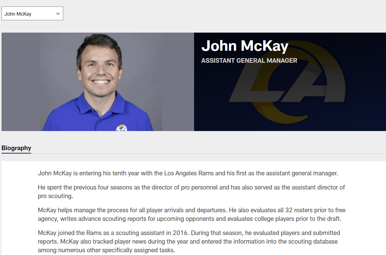 Oh so THAT'S why we keep helping the Rams....