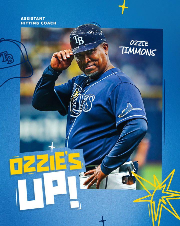 Ozzie Timmons is now an assistant hitting coach