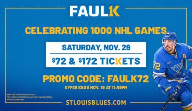 Faulk 1K Celebration - Stl Blues X post