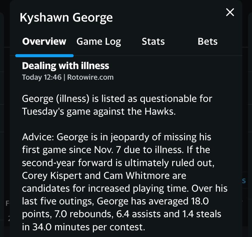 Mannnn are we trolling, or is something up with Ky’s immune system?