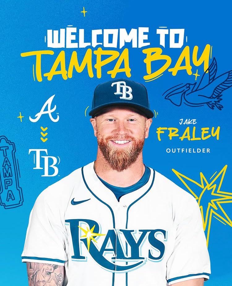 Rays DFA Jake Fraley in under two weeks