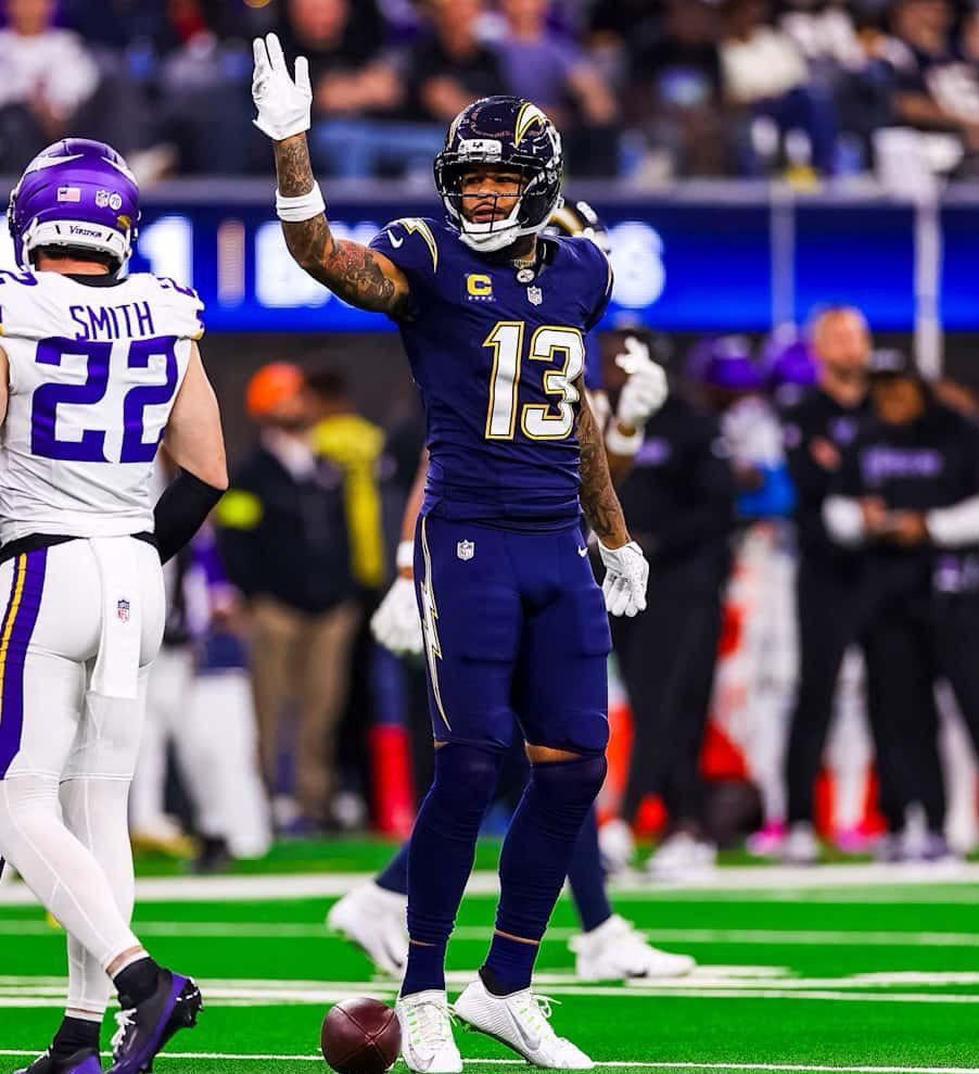 Keenan wearing the SD chargers throwback is still surreal 🙏