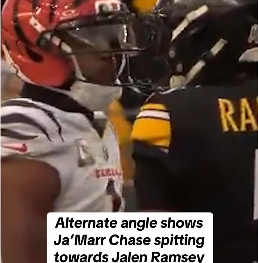 Chase spit at Ramsey before the punch