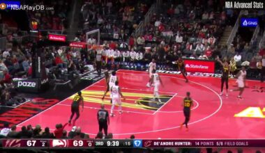 [Highlight] Jalen Johnson puts up 29 PTS, 12 REB, 12 AST, 2 STL on 9/18 shooting vs Cavs