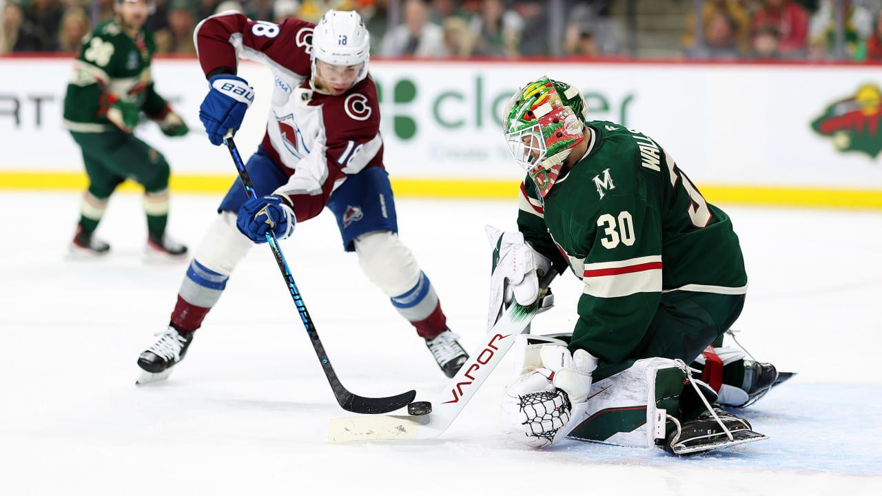 Wallstedt, Wild end Avalanche 10-game winning streak in shootout | NHL.com