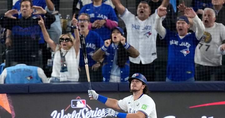 Addison Barger’s World Series grand slam ball lands on auction block | Globalnews.ca