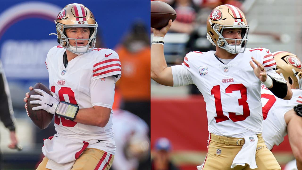 Mac Jones to start against Rams. Brock Purdy listed as questionable.