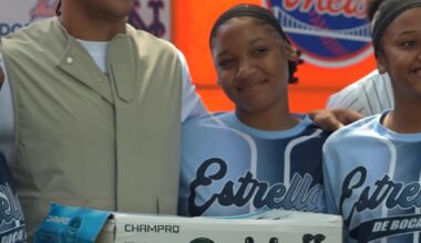 Juan Soto made a surprise visit as the Amazin' Mets Foundation hosted 40 local baseball and softball teams at the Mets Academy in the Dominican Republic and supplied them with new equipment