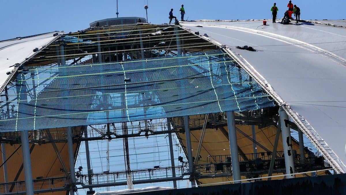 Tropicana Field roof closer to completion as Rays plan 2026 season
