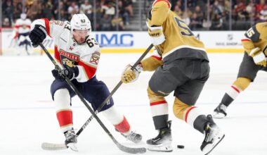 Marchand continues scoring streak as Panthers beat Vegas