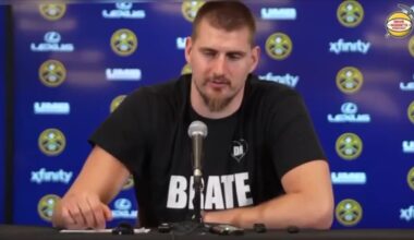 Nikola Jokić on advice to Nikola Jović: "I think he's a good defender. He can defend multiple positions....Offensively...he's actually a really good post-up player. That's my opinion because we used him on national team as a post-up player and it was working good for us because of his size."