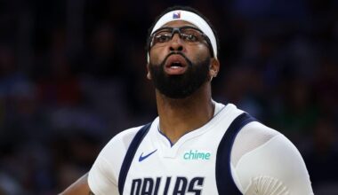 [Charania] Mavericks' Anthony Davis has sustained a low-grade calf strain and will miss the next two games and be re-evaluated.