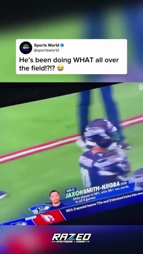 JSN’s been doing WHAT all over the field? (Sherm’s reaction is 🤌🏻)