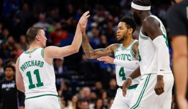 Jordan Walsh didn’t think he was getting the ball. When he did, he delivered to help Celtics hold off Magic.