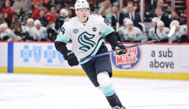 Kraken’s Kaapo Kakko Placed on Injured Reserve, Frederick Gaudreau Activated Off IR