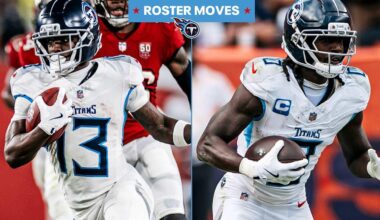 Titans Sign WR James Proche II to Active Roster, Place WR Calvin Ridley on Injured Reserve