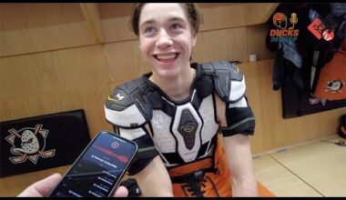 Check-in with Beckett Sennecke at 10-game NHL mark, plus Olen Zellweger on paring with Jacob Trouba | Full Ducks Practice Media