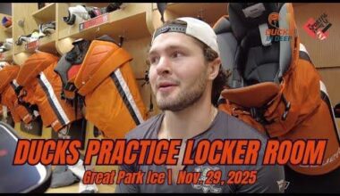 Mason McTavish: Mason McTavish: "(Trevor Zegras) texted me. We'll just say your move was sick." | Full Ducks Practice Media with McTavish and Ville Husso on his week, start, Bombay jacket