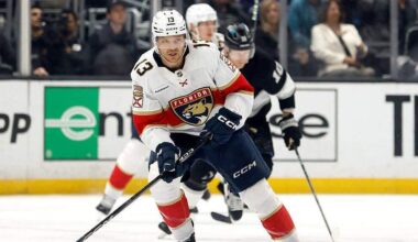 Birthday boy Sam Reinhart nets winner in Panthers win over Kings