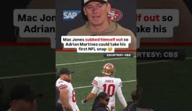 Mac Jones subbed himself out so Adrian Martinez could take his first NFL snap