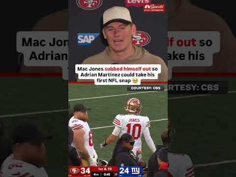 Mac Jones subbed himself out so Adrian Martinez could take his first NFL snap