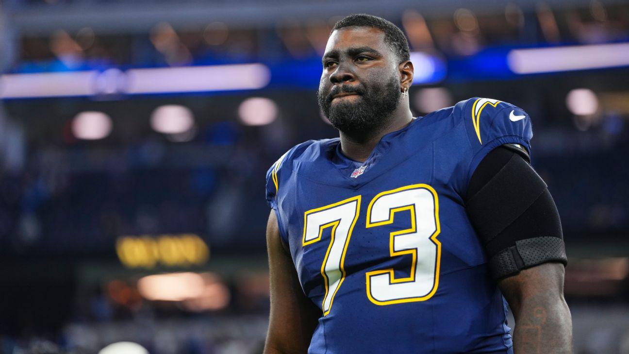'It hasn't been what I wanted': Why Mekhi Becton, Chargers top free agent signing, has struggled in 2025