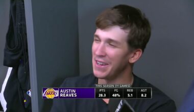 Austin Reaves: "How about Bronny starting in the NBA and LeBron's assigned to the G League. That's awesome"
