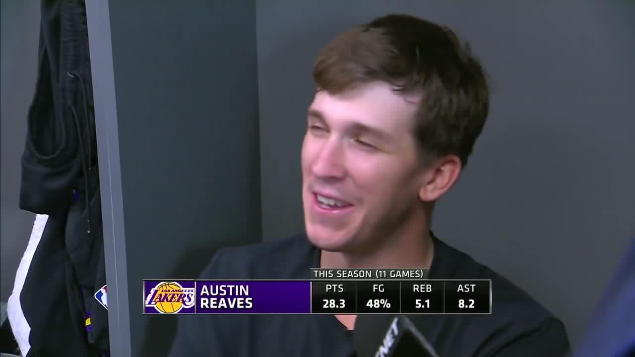 Austin Reaves: "How about Bronny starting in the NBA and LeBron's assigned to the G League. That's awesome"