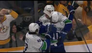 3 Calls for Brock Boeser's buzzer beating OT winner vs Nashville!