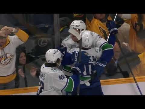3 Calls for Brock Boeser's buzzer beating OT winner vs Nashville!
