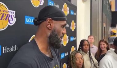 LeBron James on what he expects his role to be this season with the Lakers:
“Don’t matter… I’ve never had a position… There’s not one team, one club, in the world that I can’t fit in and play for. I can do everything on the floor.”
