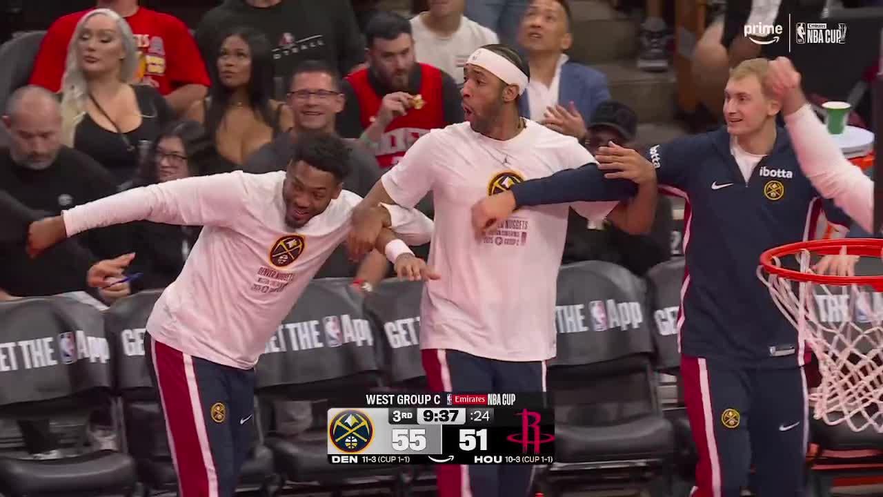 [Highlight] Nikola Jokic drives it in and posters Alperen Sengun and players are shocked!