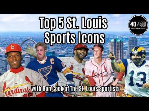 Top 5 St. Louis Sports Icons with Ron Cook of The St. Louis Sportists Podcast - how many Cardinals are in your top 5?