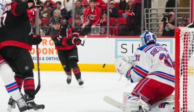 'We Couldn't Outscore The Mistakes We Made': Rod Brind'Amour, Sebastian Aho, K'Andre Miller On Thanksgiving Eve Loss To Rangers