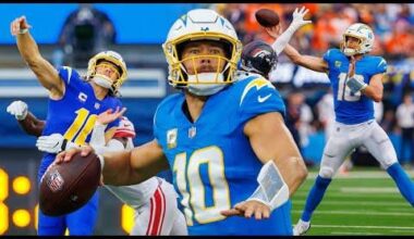 Justin Herbert's 25 Craziest Throws | LA Chargers