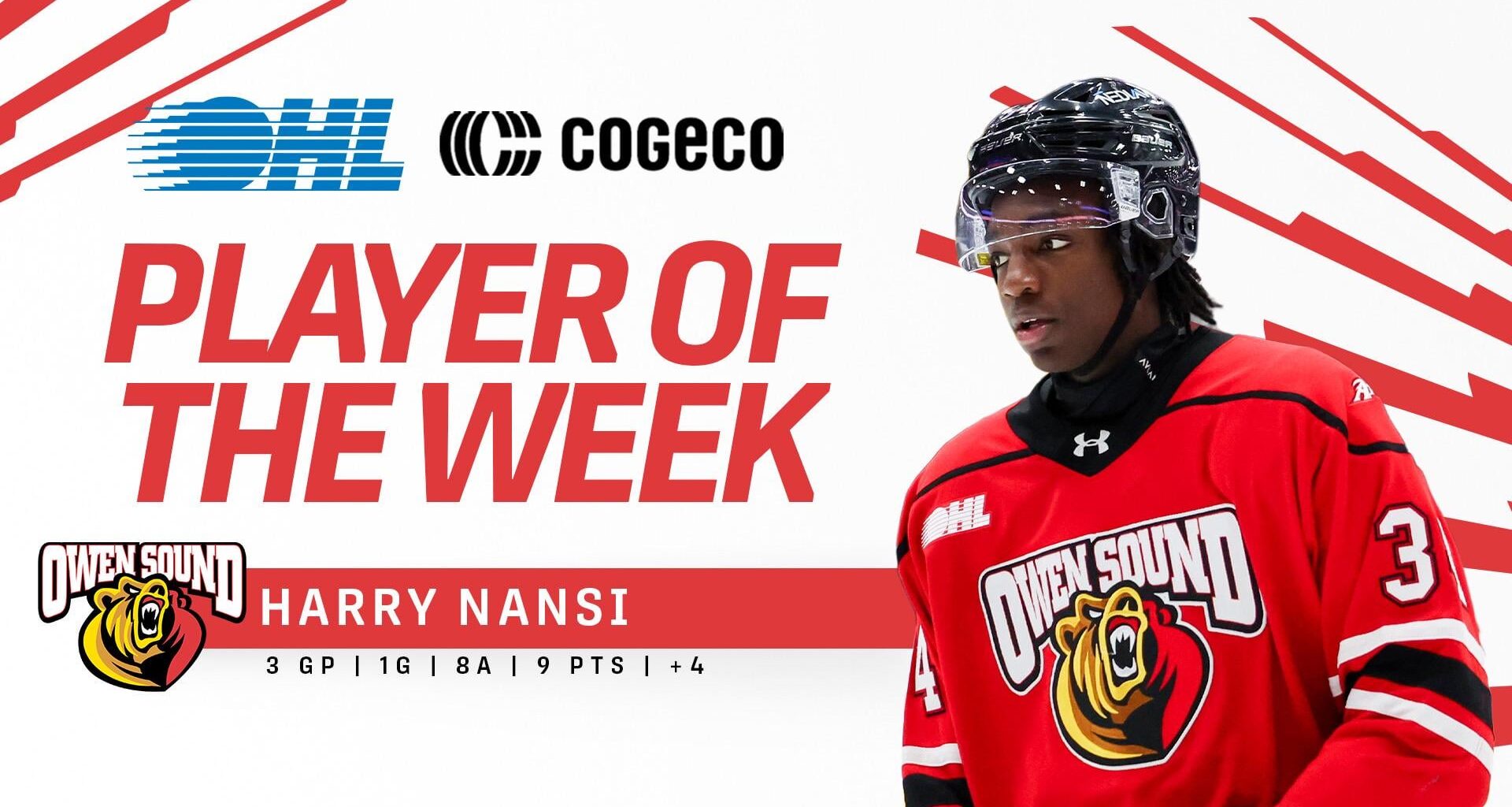 [OHL] Attack's Harry Nansi named OHL Player of the Week