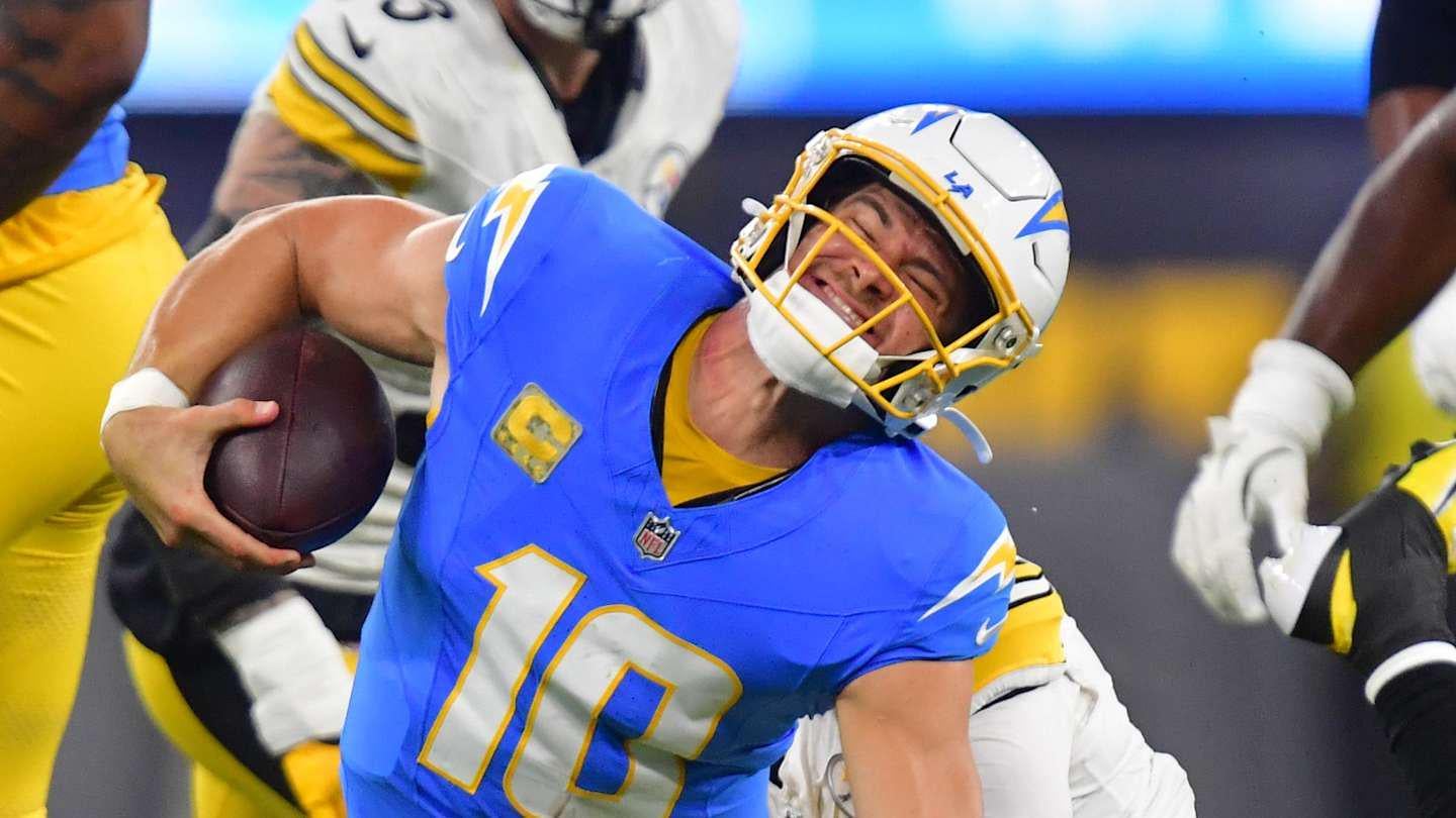 NFL fines Steelers for dirty hit on Chargers QB Justin Herbert