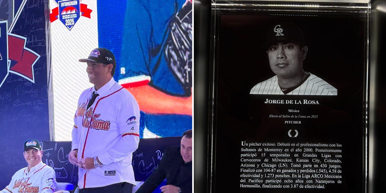 Jorge De La Rosa picks Rockies jersey for Mexican HOF induction