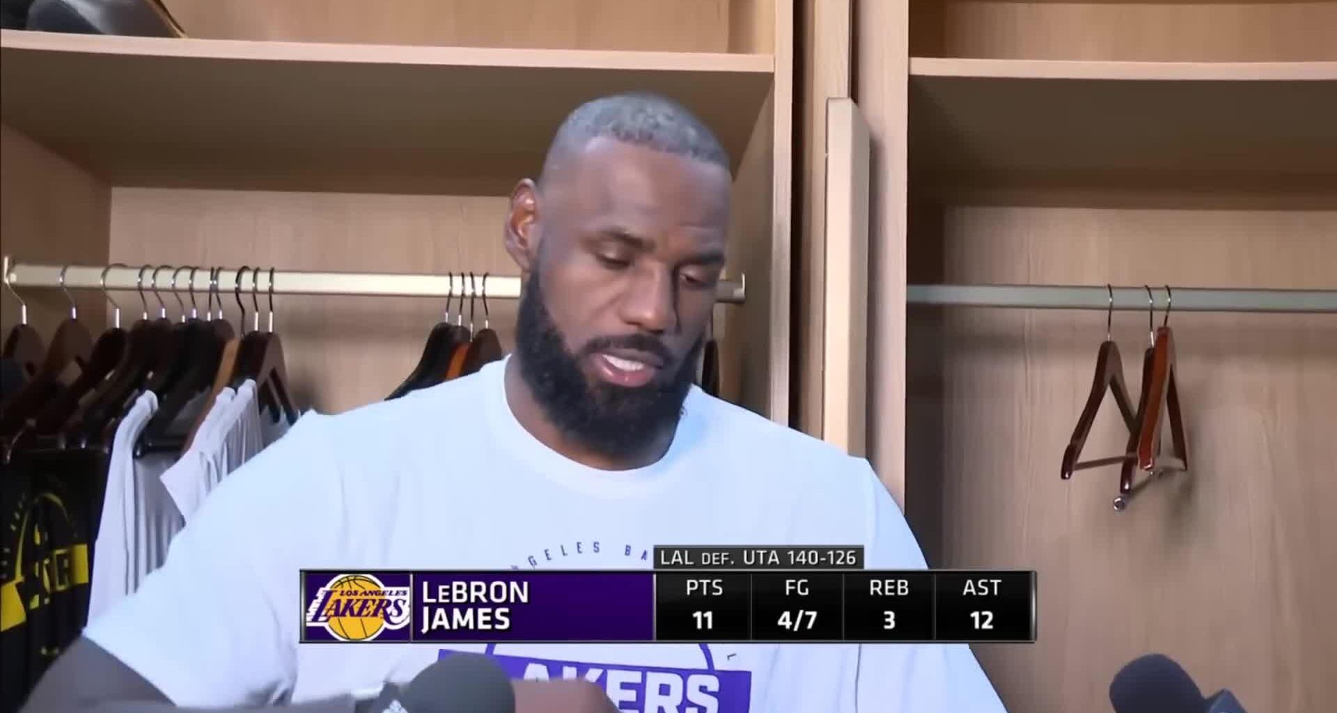 LeBron talks about Bronny moving out: "He's not a resident anymore, so we don't talk as much"