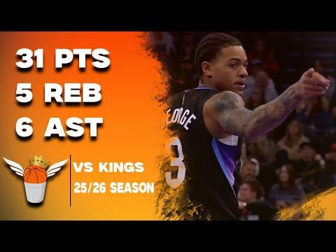 Keyonte George 31 Points/6 Assists vs Kings Full Highlights! (11/28/2025)
