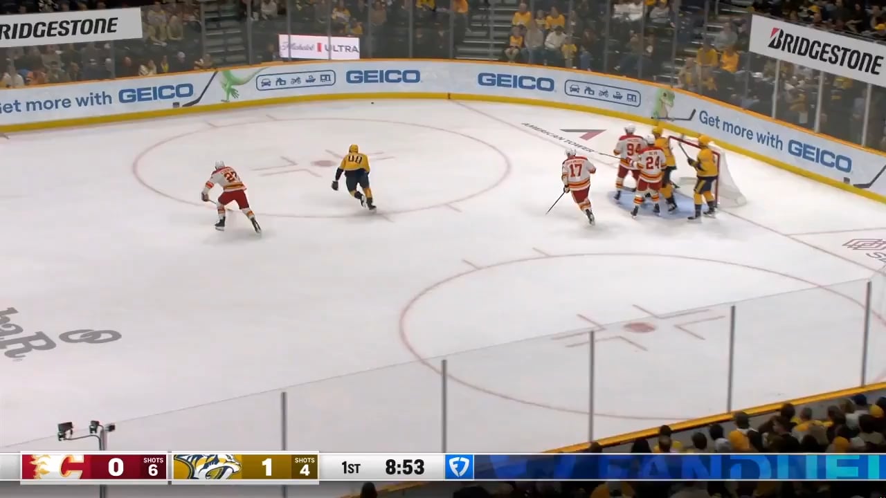 Less than a minute after Bunting scores, Wood makes it 2-0