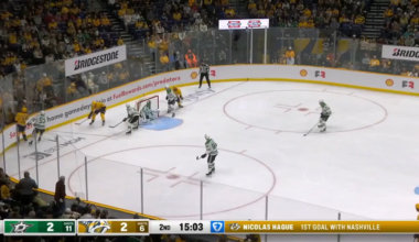 28 seconds after Hague scores, Fil scores