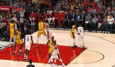 Throwback to LeBron’s first buckets as a Laker being B2B highlight dunks