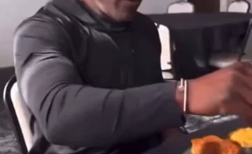 WAJ and Danielle Hunter after they heard about Daniel Jones getting injured