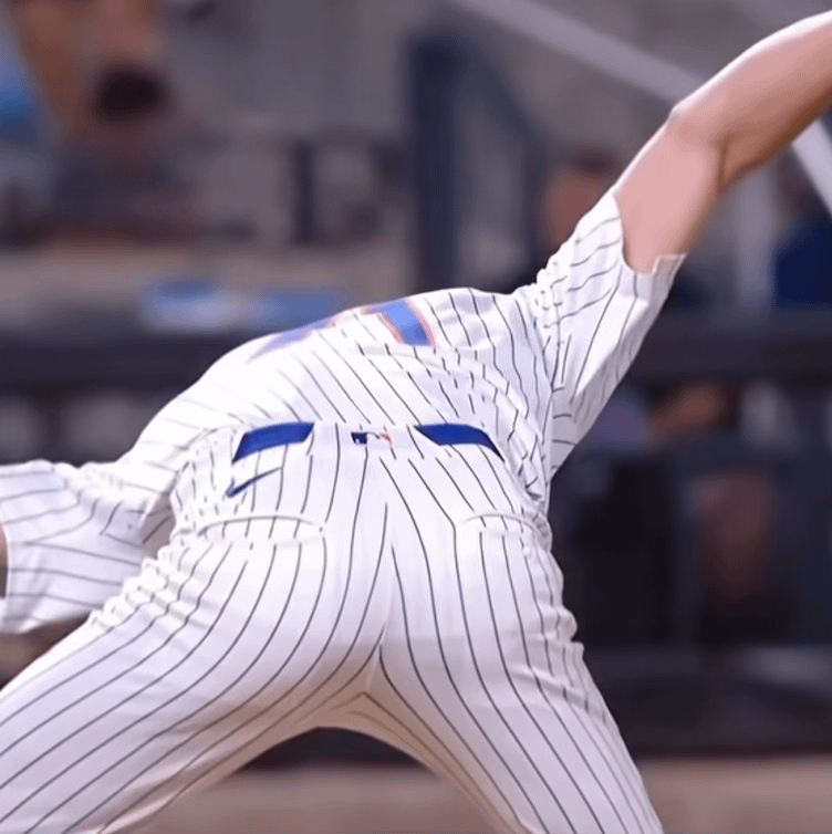 This is what a baseball pitch looks like in slow motion