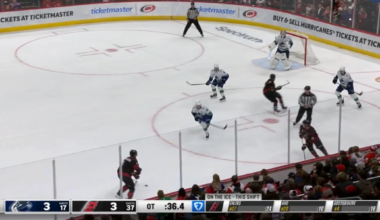 Aho with his 17th OT GWG