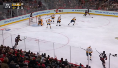 Great bounce for Teuvo Teravainen, who has scored a couple of goals like this so far this season