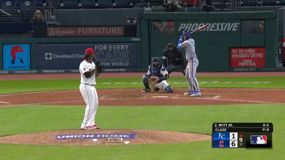 Compilation of Emmanuel Clase spiking 1st pitches in 2025, ahead of his Federal indictment for Illegal Sports betting