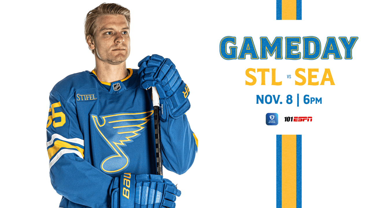 Game Thread: Seattle Kraken (6-3-4) at St Louis Blues (5-8-2) - 08 Nov 2025 - 4:00PM PST