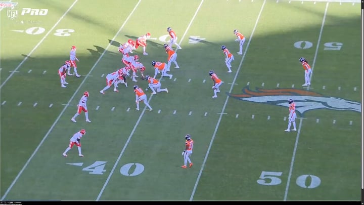 Xavier Worthy isn't immune to criticism but IDK what you want him to do here. He wins here in a definitive fashion, this is all on Mahomes..